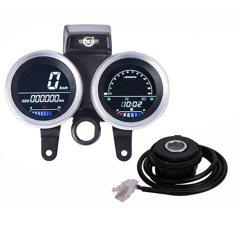 Motorcycle Instrument Assembly For Suzuki GN125 GN150 Digital Meter Speedometer Odometer Gauge Gear Indicator