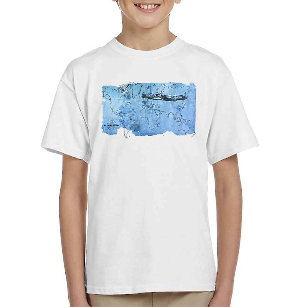 Pan Am World Map Kid's T-Shirt