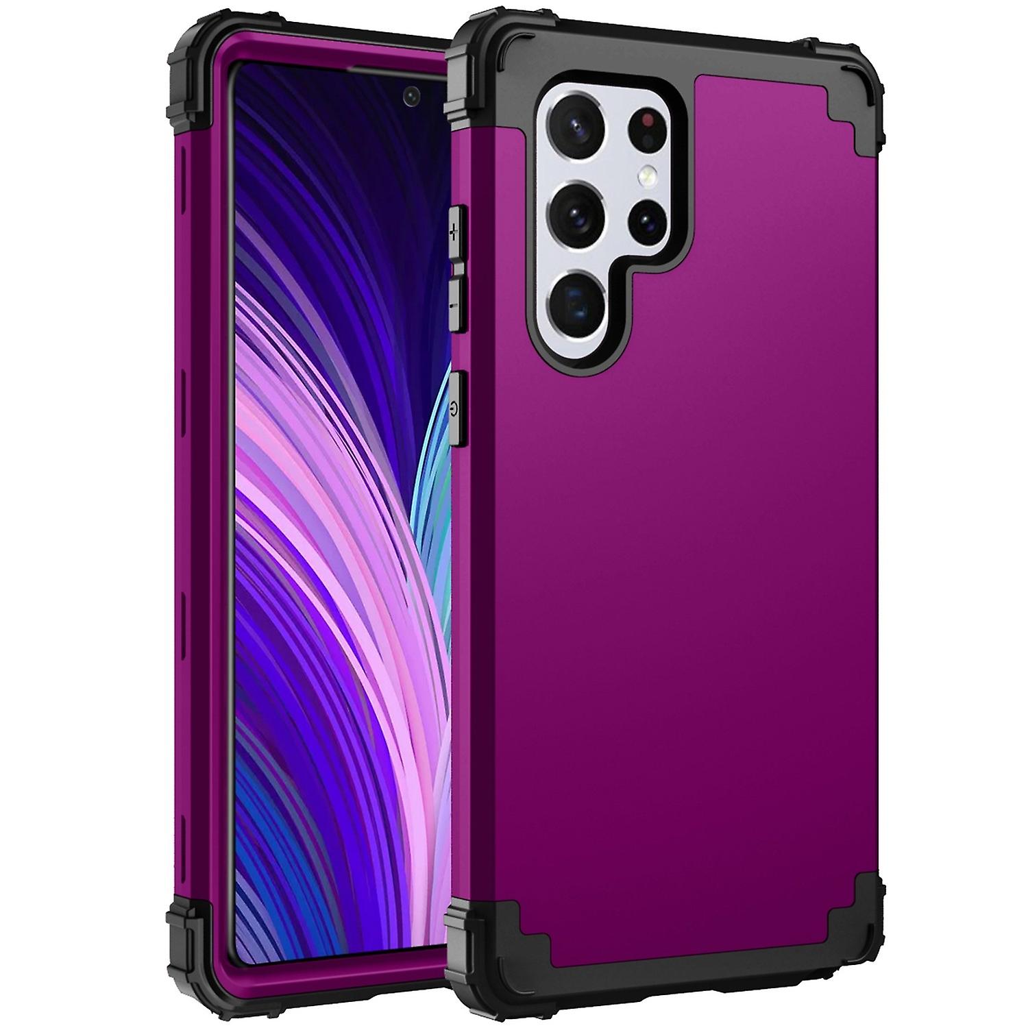 PC + Silicone Case For Samsung Galaxy S22 Ultra 5G