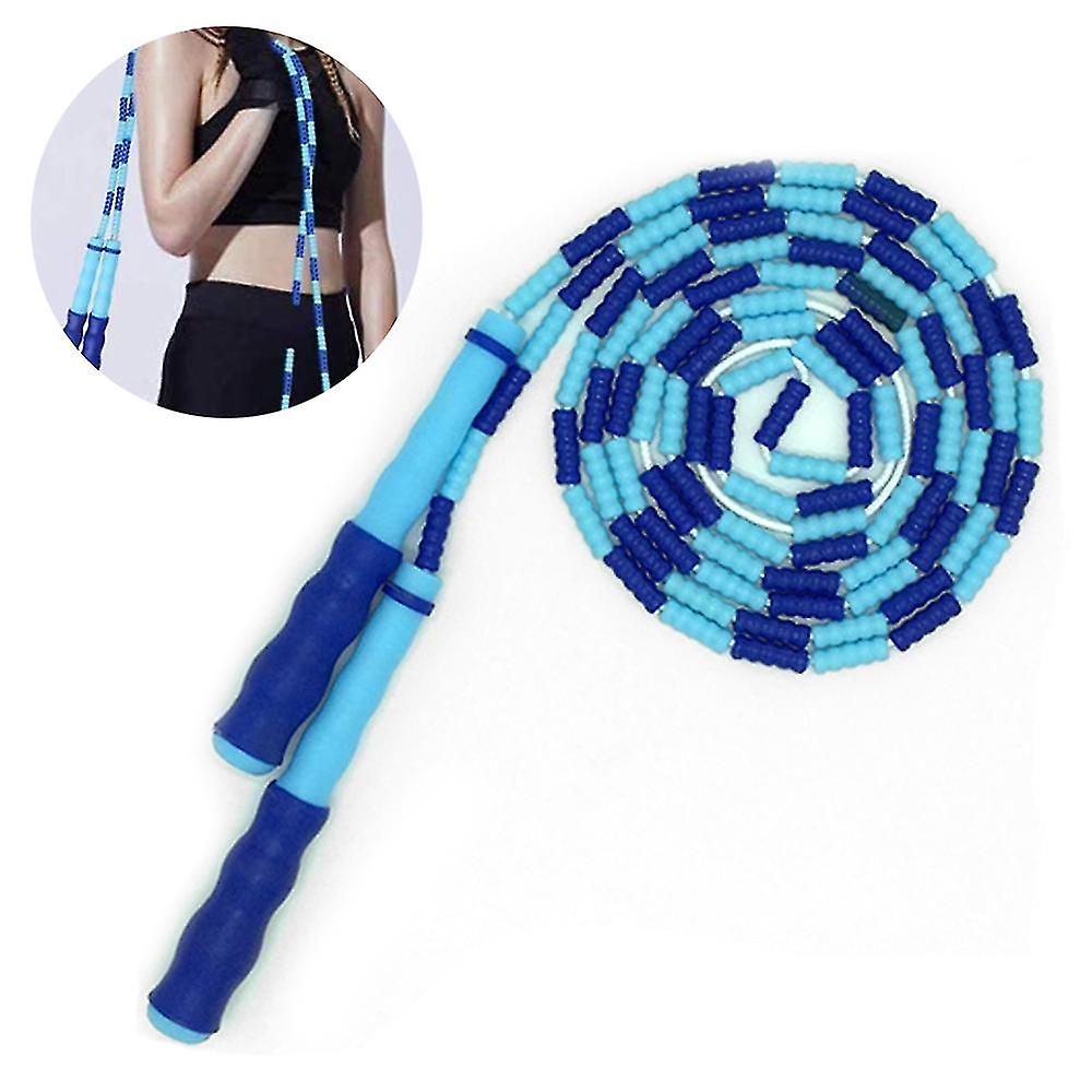 Piao Amble Jump Rope Soft Beaded Segment Jump Rope - Adjustable For Men, Women And Kids - Tangle-free For Keeping Fit, Training, Workout And So On - 9