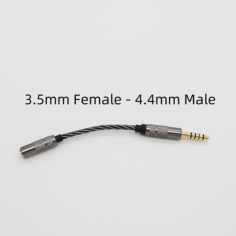 Conversion Cable Balance 3.5mm to 4.4mm/2.5mm Audio Cable Adapter Cable