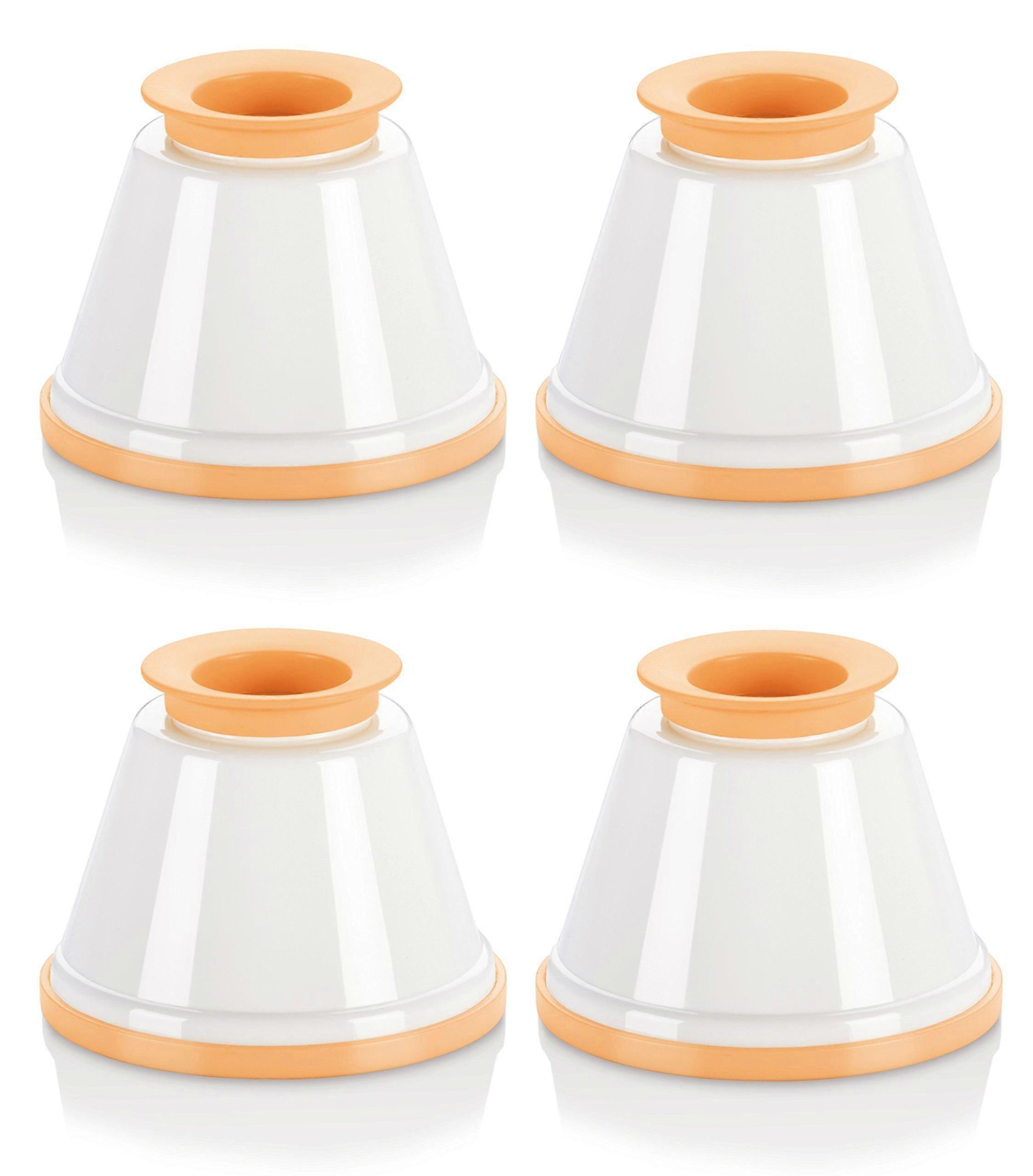 Panna cotta molds with lids, set of 4