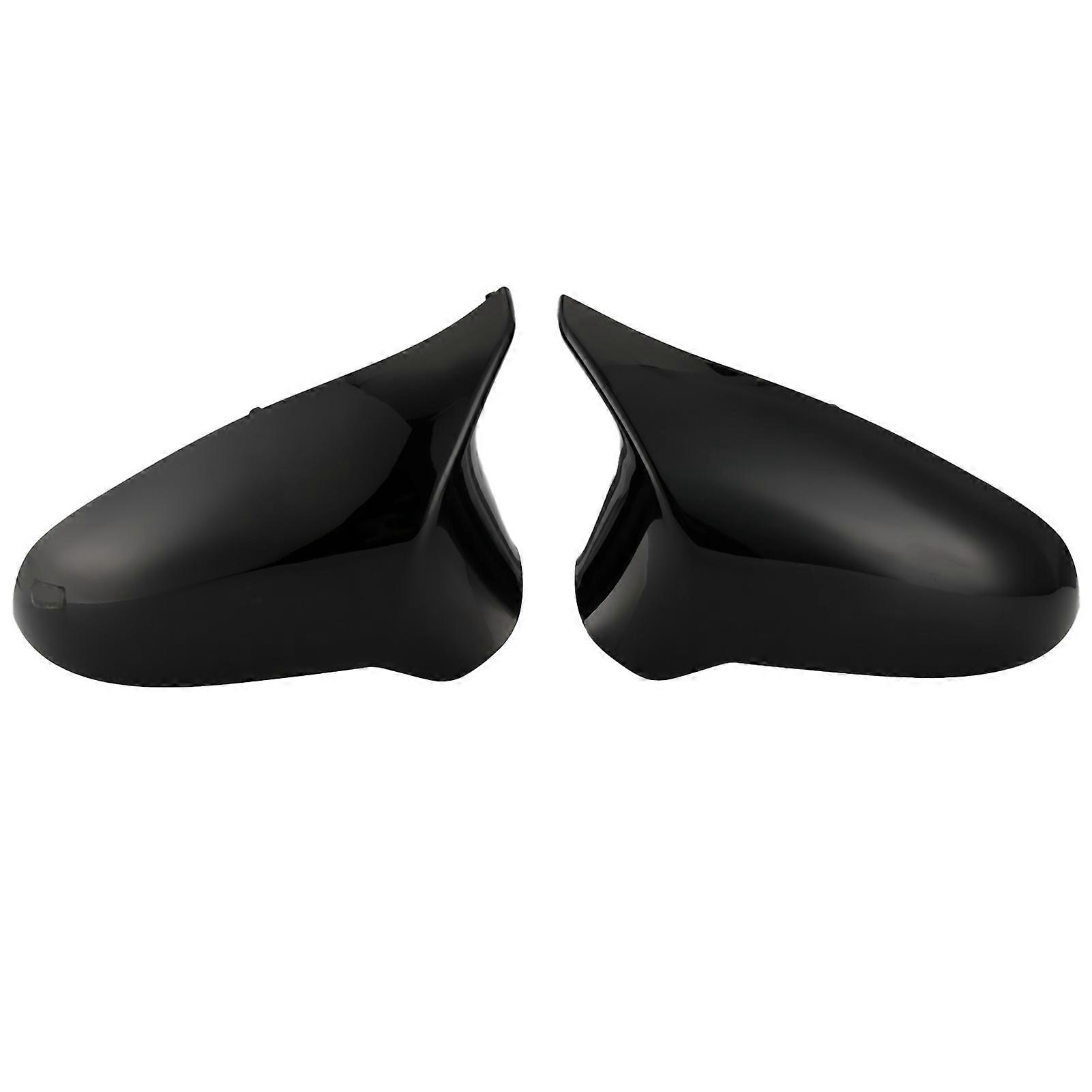 1 Pair Side Rear View Mirror Cover Cap Left Hand Drive Fit for F80 F82 20152019 Gloss Black E2U411