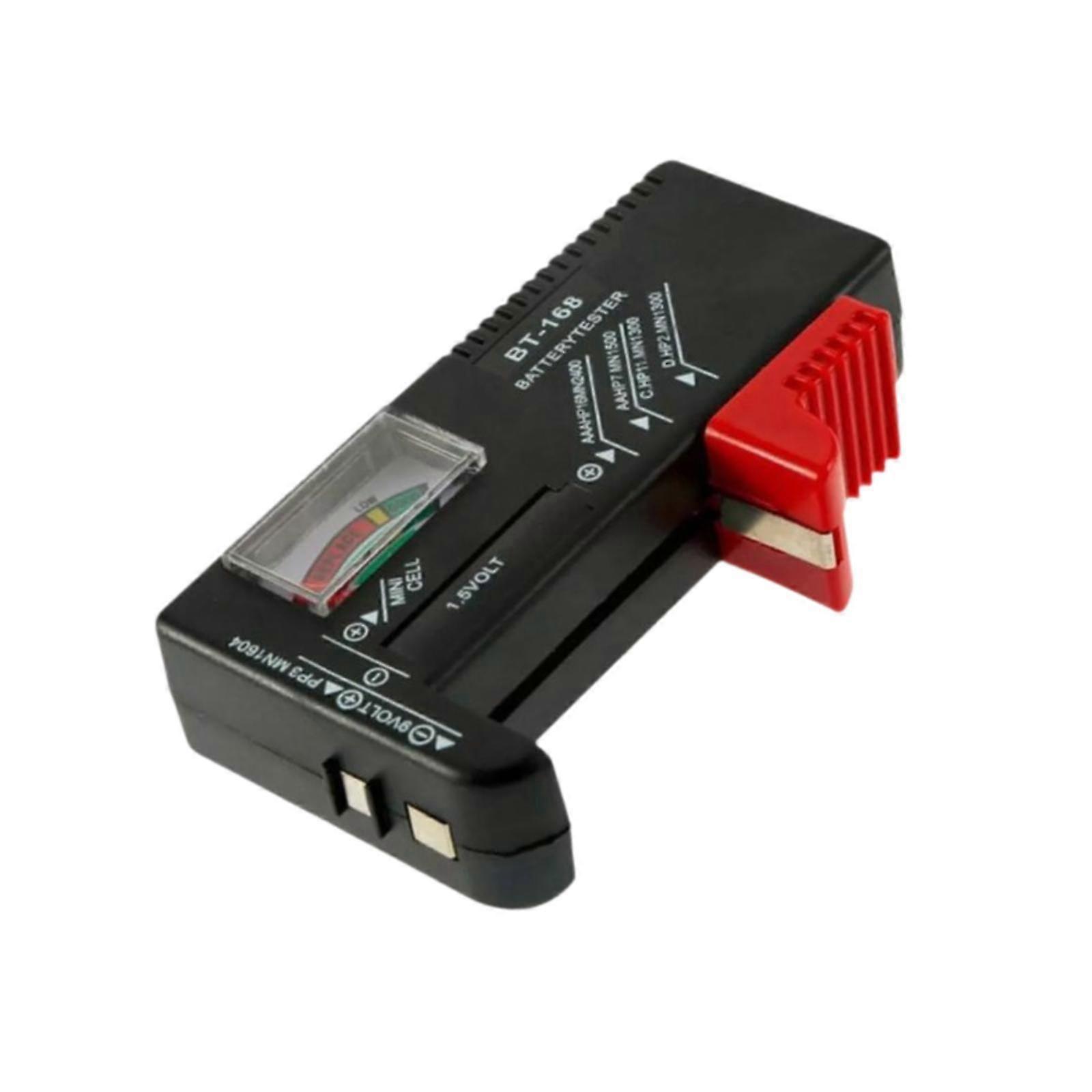 Battery Tester Checker for 1.5V 9V Easy to Read Tool Battery Capacity Tester