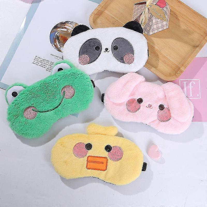 Cartoon Cute Plush Blackout Sleeping Gogle dla dorosłych i dzieci Gogle
