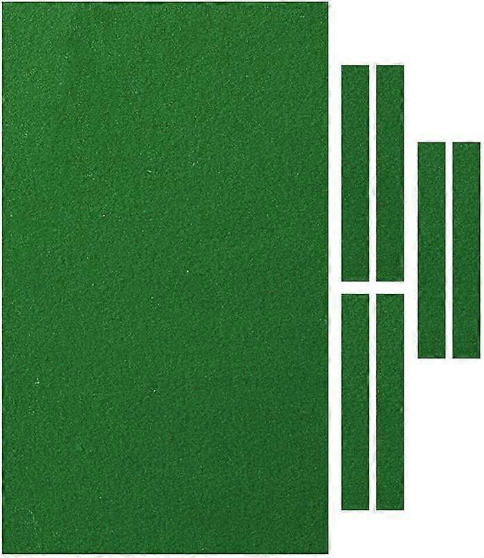 Nylon Billiards Pool Table Cloth + 6 PCS Strips, Billiard Snooker Cloth Felt for Indoor