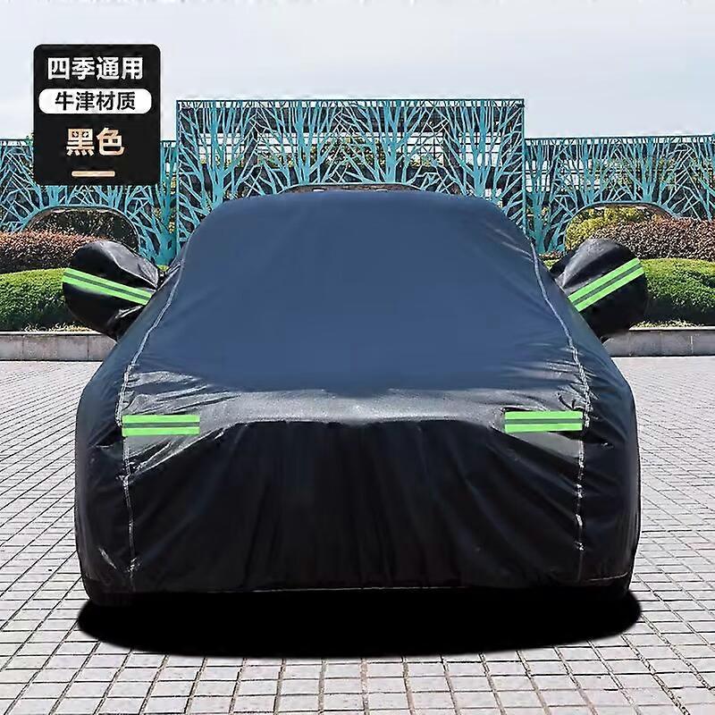 غطاء سيارة مقاوم للماء متوافق مع فيات 500 / 500c / 500e / abarth 500 2007-2022 ، 4 طبقات في جميع الأحوال الجوية