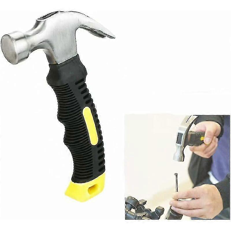 Mini Steel Claw Hammer Multifunctional Short Hammer Carpenter Hammer With Non-slip Handle Mini Claw Hammer Useful For Maintenance, Diy, Carpentry