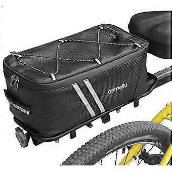 Portaequipajes para bicicletas, bolsa de maletero para bicicleta 7/12L Bolsa portabicicletas resistente al agua con cubierta impermeable para la lluvia para bicicleta MTB Ciclismo
