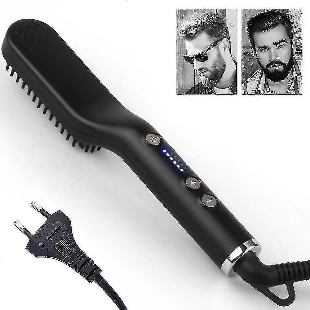 Xox-premium Beard Straightener For Men - Cutting Edge Ionic Beard Straightening Comb, Heated Hair Straightener For Men, Beard Comb And Heated Beard Br