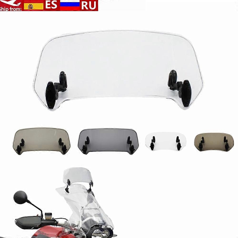 Universal Adjustable Windscreen Windshield Extension Spoiler Wind Deflector Motorcycle Accessories