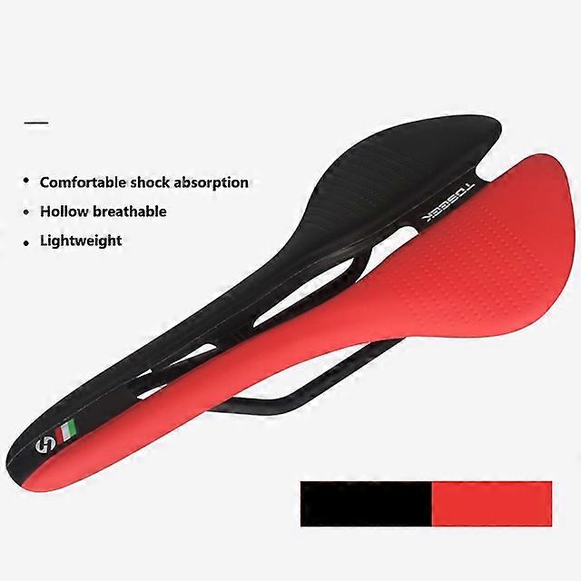 TOSEEK MTB Road Bike Saddle Ultralight 185g Racing Seat Hollow Ergonomic Design Cr-mo Seat Rail Saddle Bicycle Parts 7 Colors