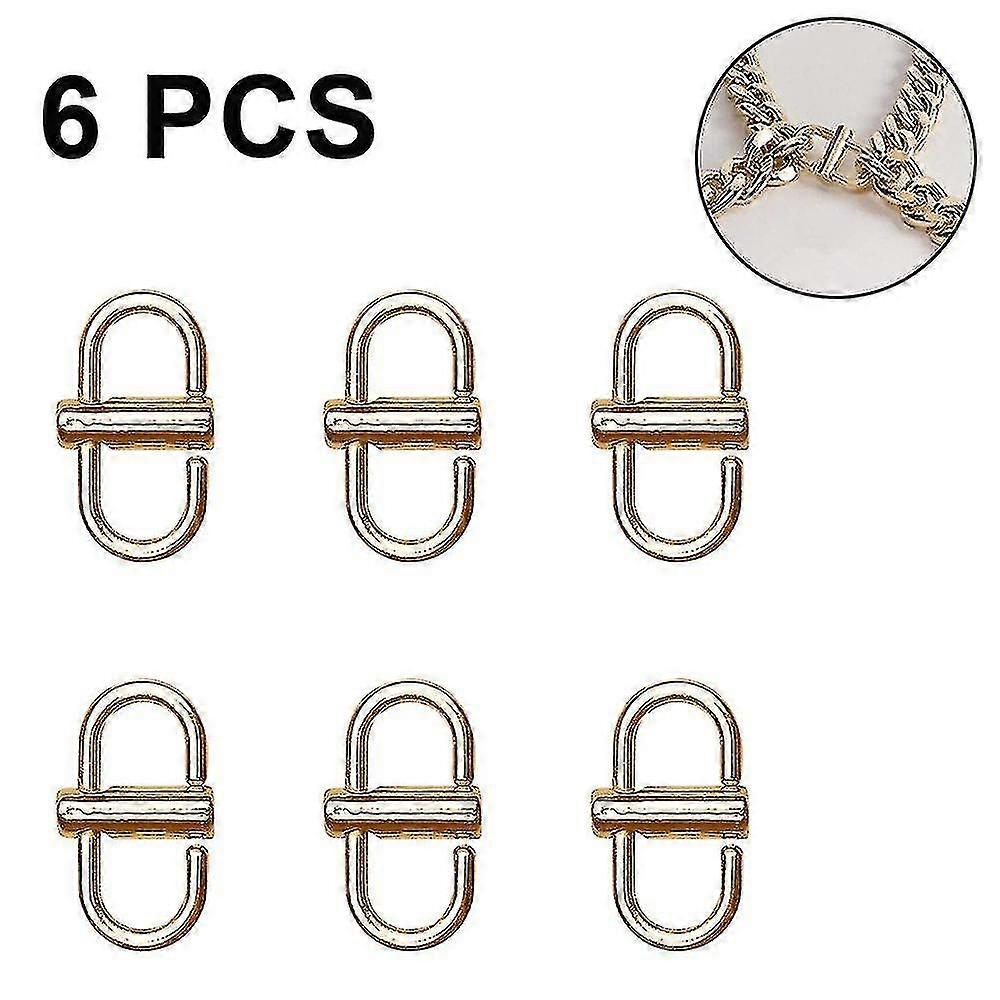 2024 Adjustable Metal Buckles Chain Tiny Clip Chain Strap Shortener