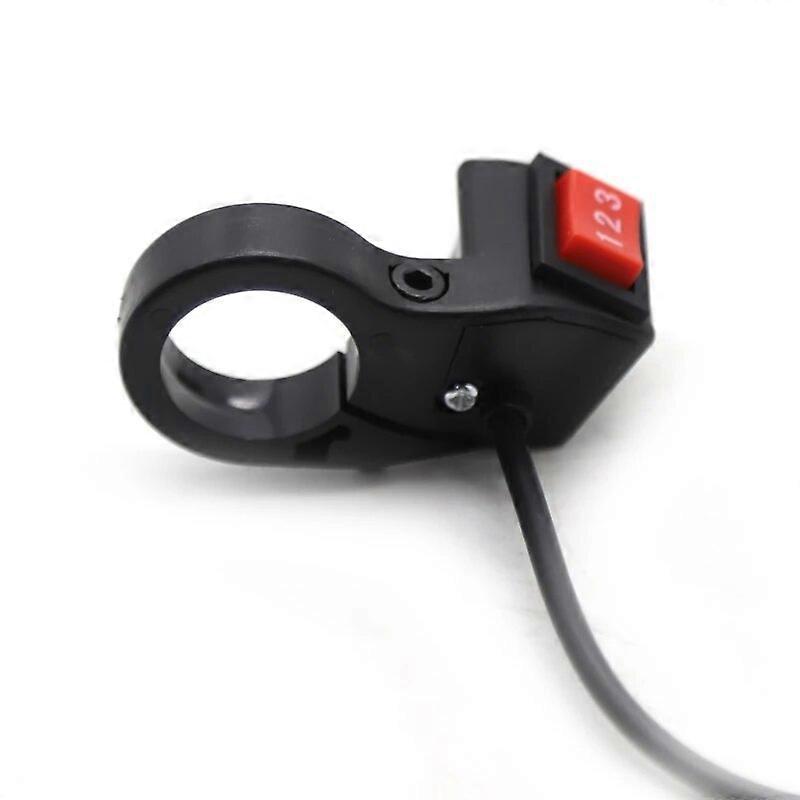 Elektrischer 3-Gang-Modul-Schalter Steuerknopf Lenkerhalterung Kippschalter für Motorradlenker