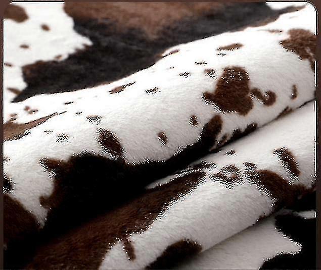 Irregular Cute Cow Print Rug For Decorating Kids