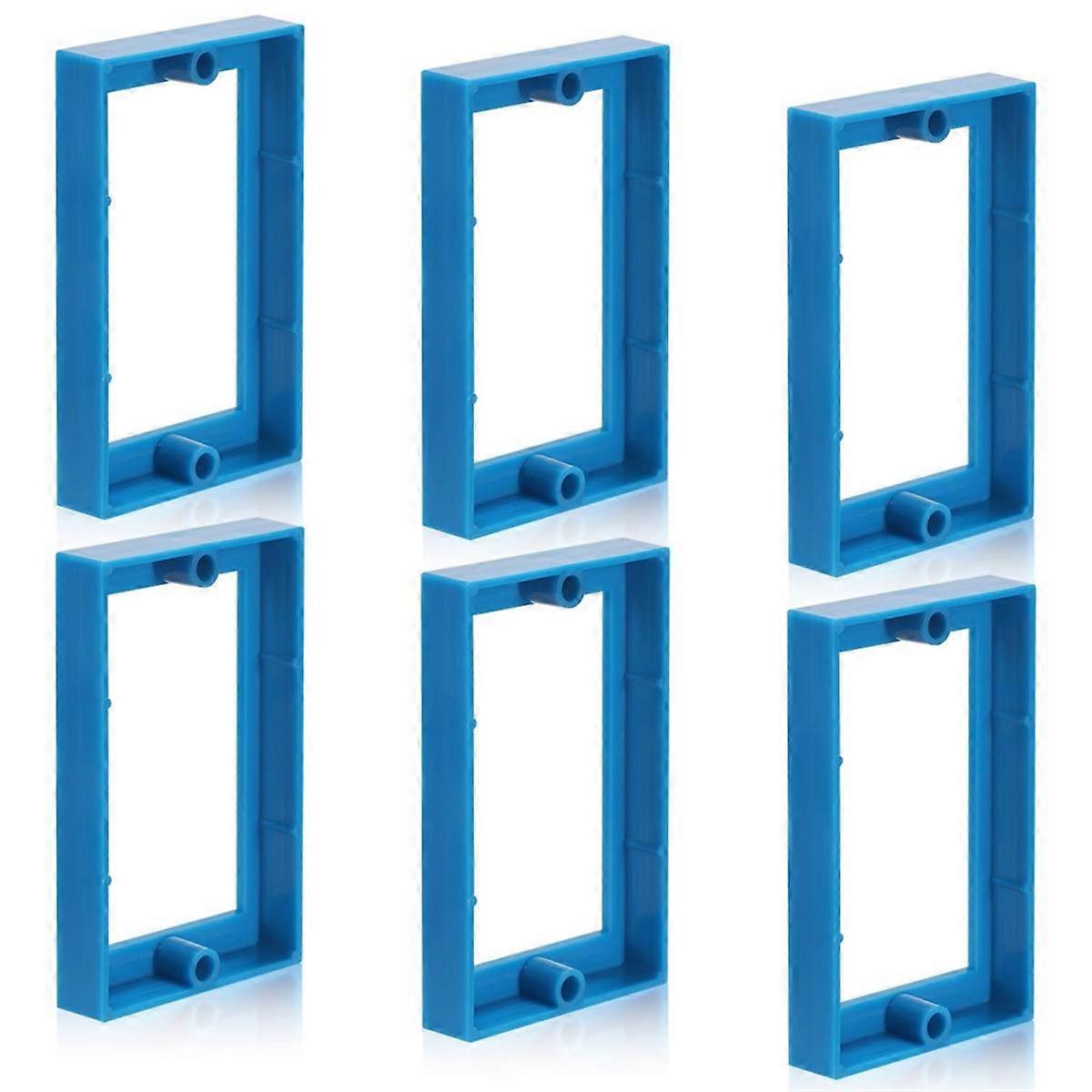 6Pcs Electrical Box Extender,1/2In Single Gang Receptacle Outlet Box Extenders Junction Box Extende