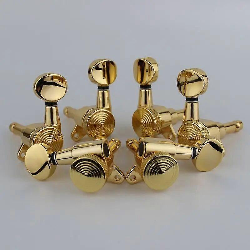 Nya Gold Guitar Locking Stämskruvar Elgitarr Stämskruvar Stämskruvar Lock Gitarr Stämskruvar