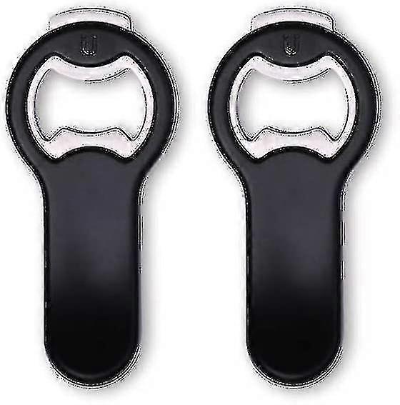 2 In 1 Bottle Opener With Magnetic Cap Catcher - Pop Can Opener Stick To Refrigerator For Easy Storage To Avoid Loss - Easy Picking-up -1 Pack Beer O