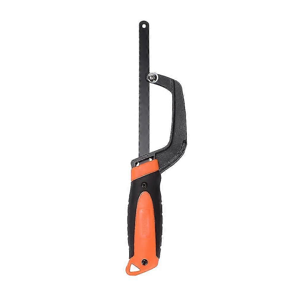 Dual-action Blade Lock, Adjustable Aluminum Frame Compact Hacksaw For Cutting Wood 12inch (300mm)