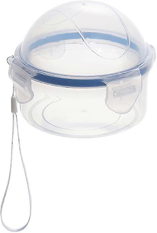 Round Plastic Fruit Sealed Fresh Box 1 Piece Clear Color