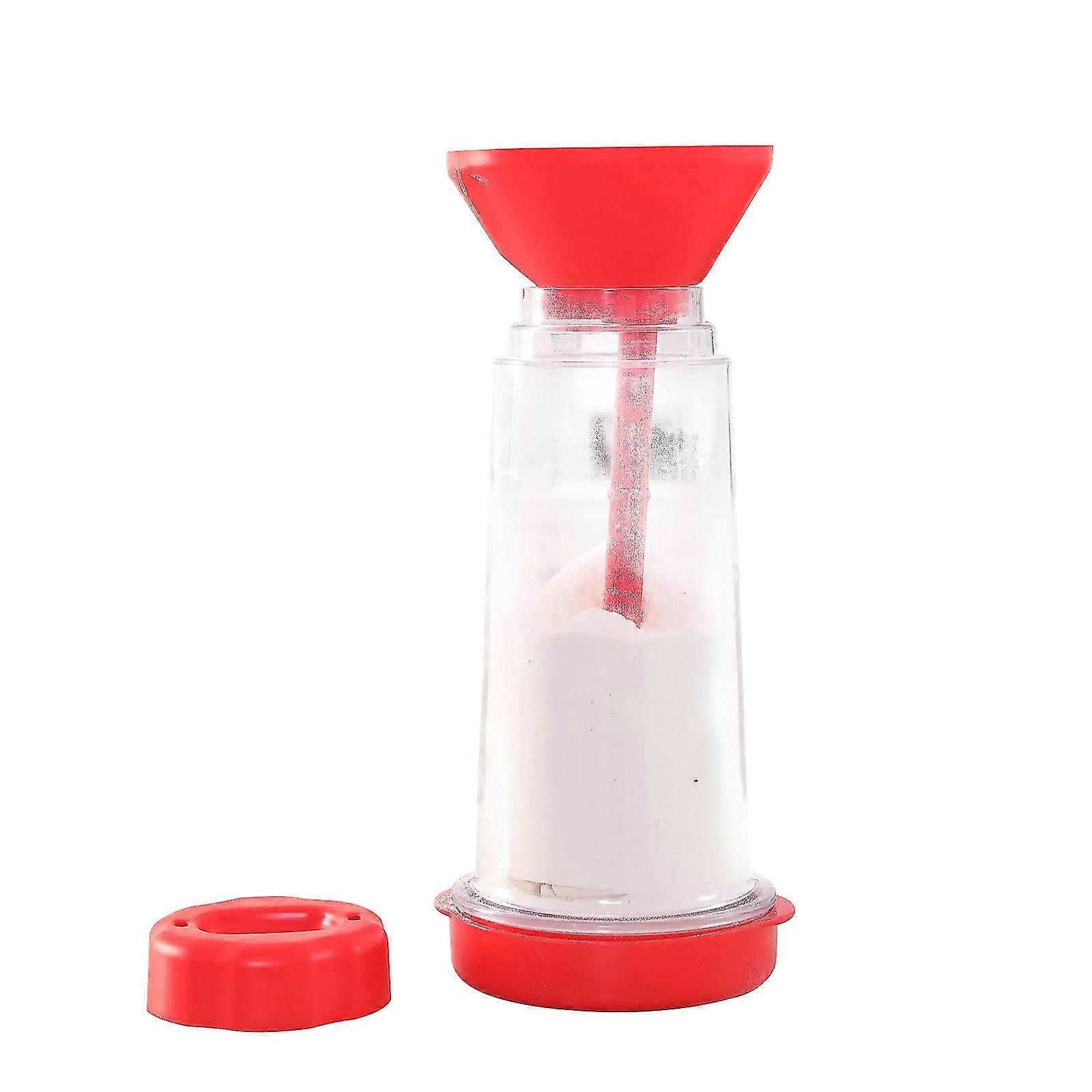 Flour Sifter,red Plastic Handheld Cooking Baking Tool For Cooking/pastry