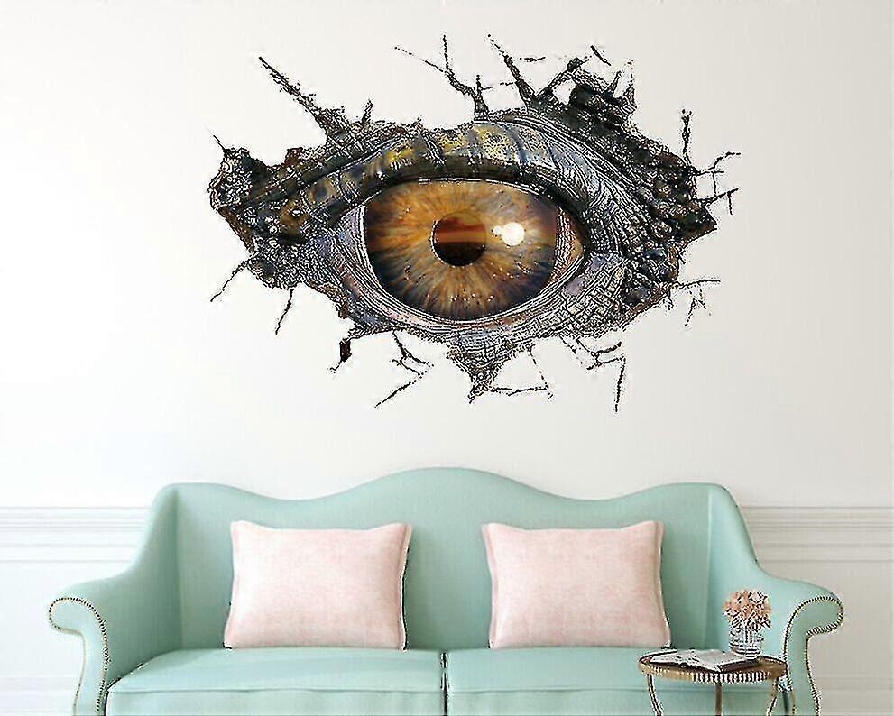 Big Dinosaur Eye 3d Wall Stickers Decorative Creative Removable Wall S