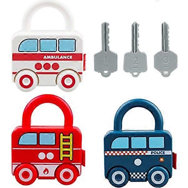 Kids Learning Locks & Keys: Numbers Matching & Counting (Ages 5-7)