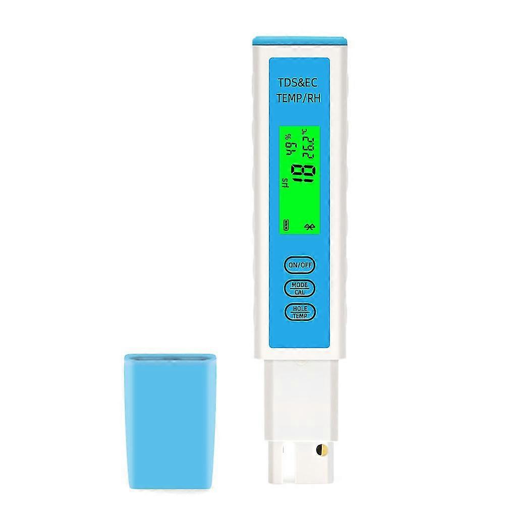 4 In 1 /tds/temperature/humidity Meter For Water Bluetooth Online Water Quality Tester For Aquarium