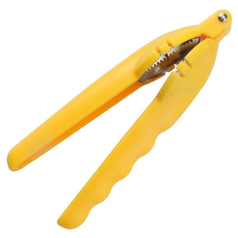 1 Pack Nutcracker Chestnut Clip, Walnut Cracker Sheller Nut Clamp, Multifunctional Kitchen Tools yellow 17CM