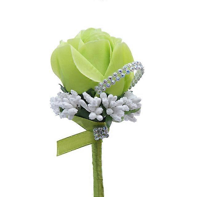 2 Pcs Rose Boutonniere, Wedding Corsage, Handmade Artificial Boutonniere
