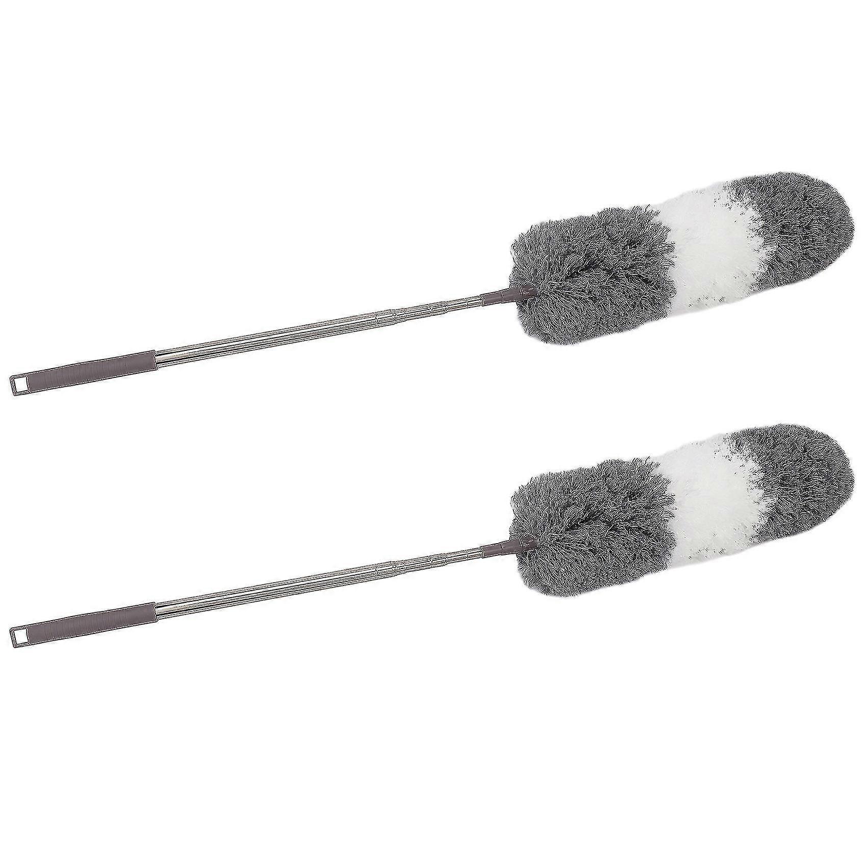 Microfiber Duster With Extra Long 100 Inch Extension Pole And Head