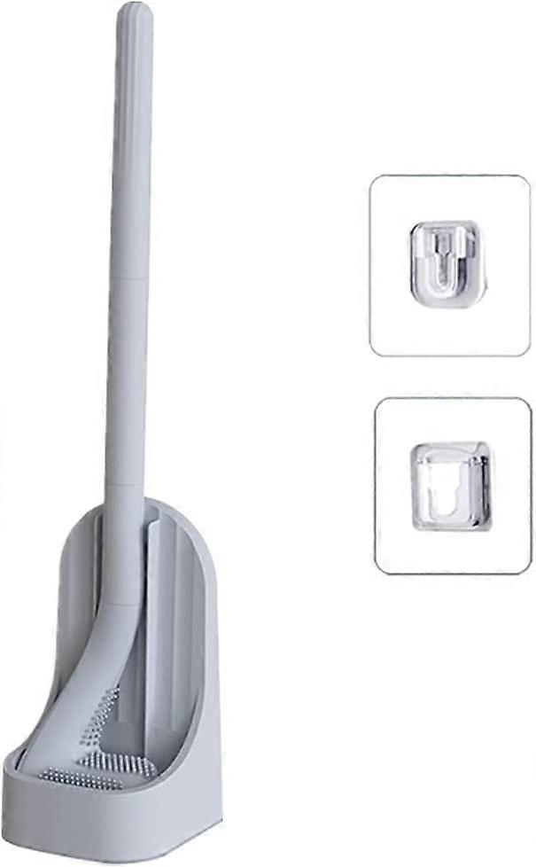 Silicone Toilet Brush(Grey)
