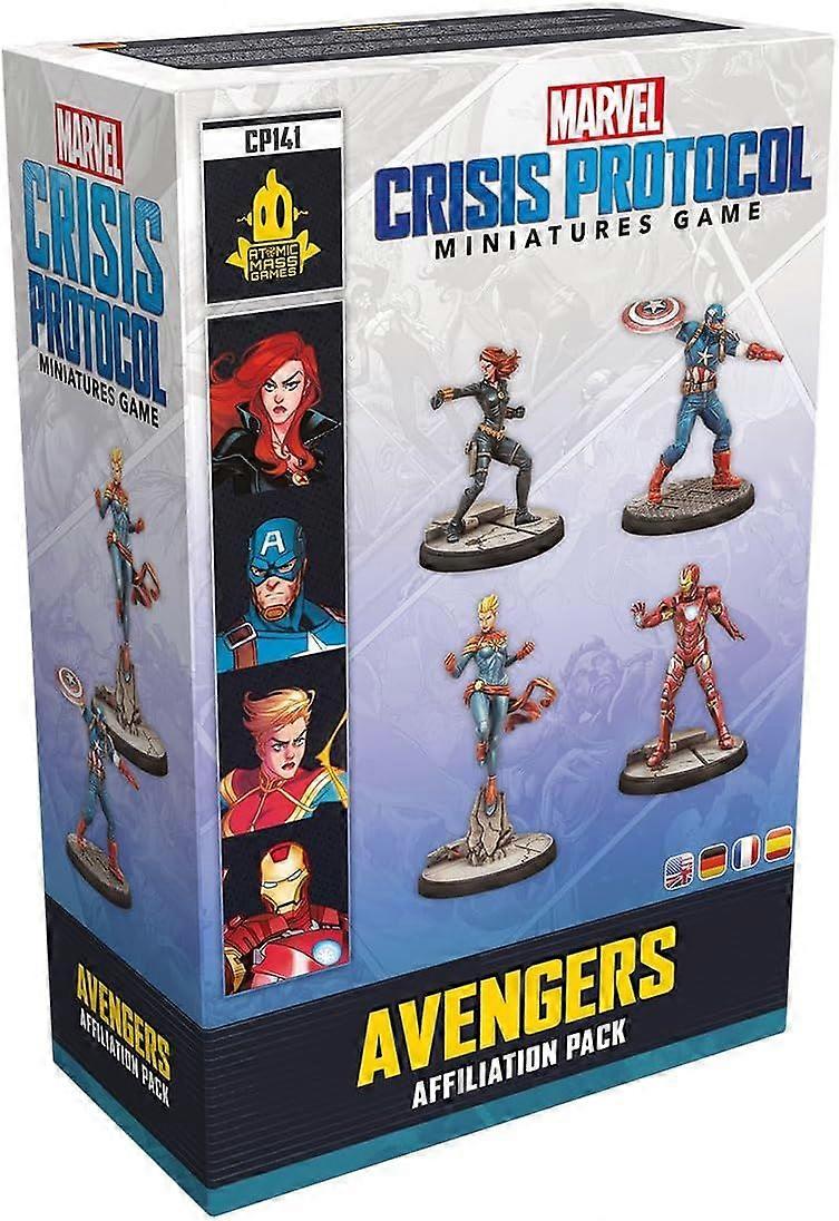 Marvel Crisis Protocol Avengers Affiliation Pack Miniature Game