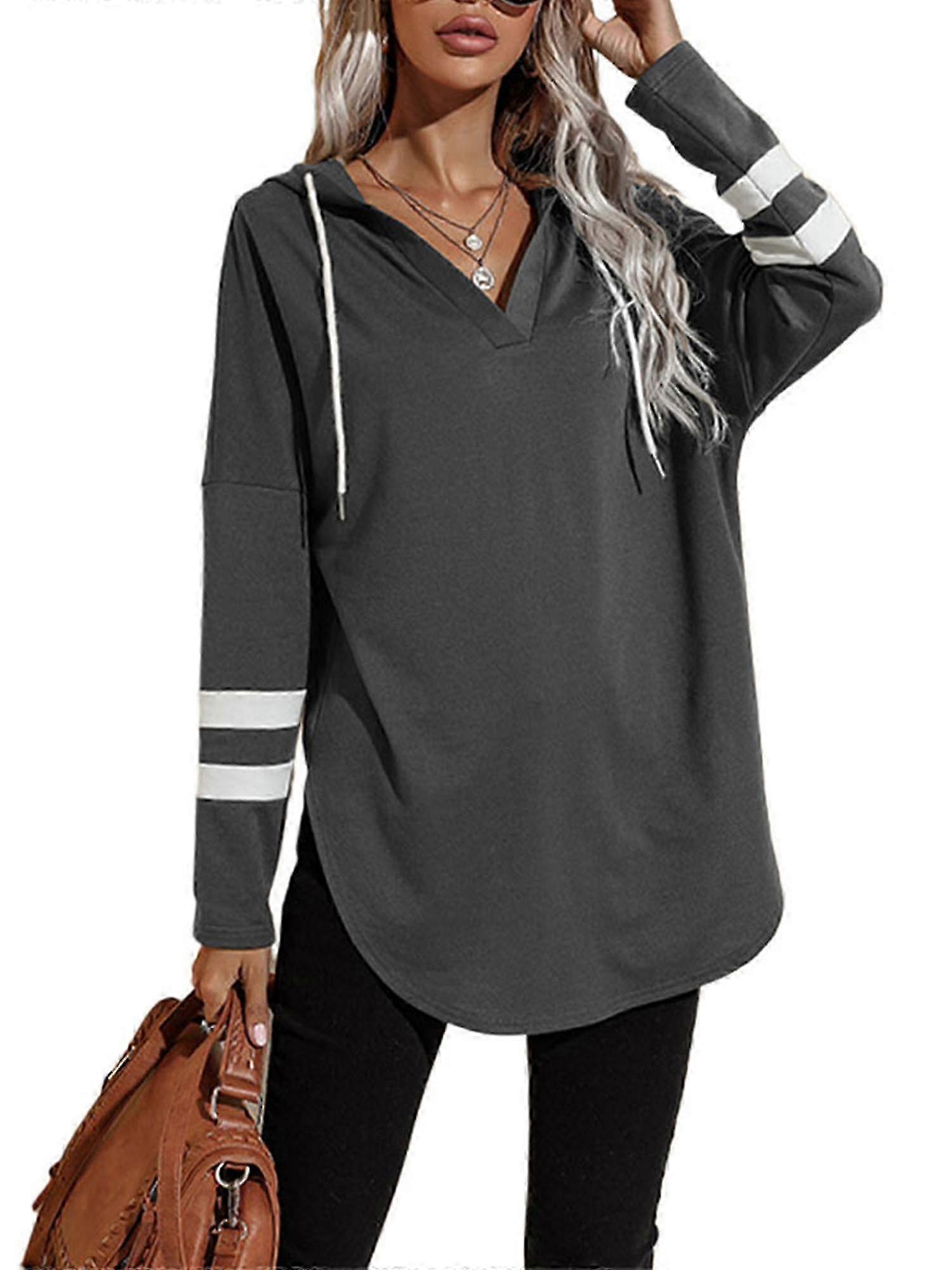 Kvinnor avslappnade långärmade tröjor