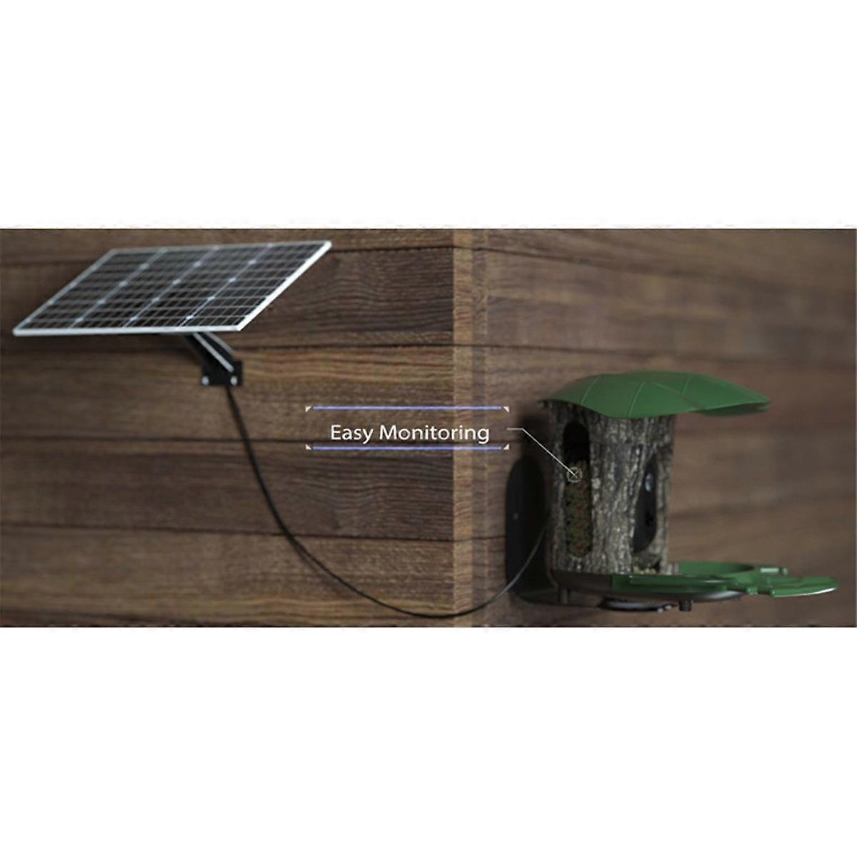 Smart Bird Feeder Bird Feeder with Camera Remote Connected Bird Watching for Automatically Capturin