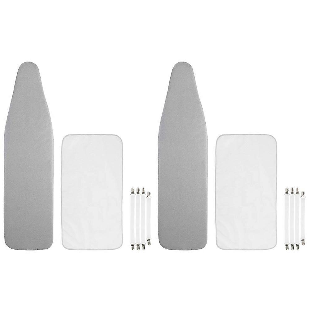 2X Reflective Ironing Board Cover Fits Large and Standard Boards Pads Resist Scorching and Elastic