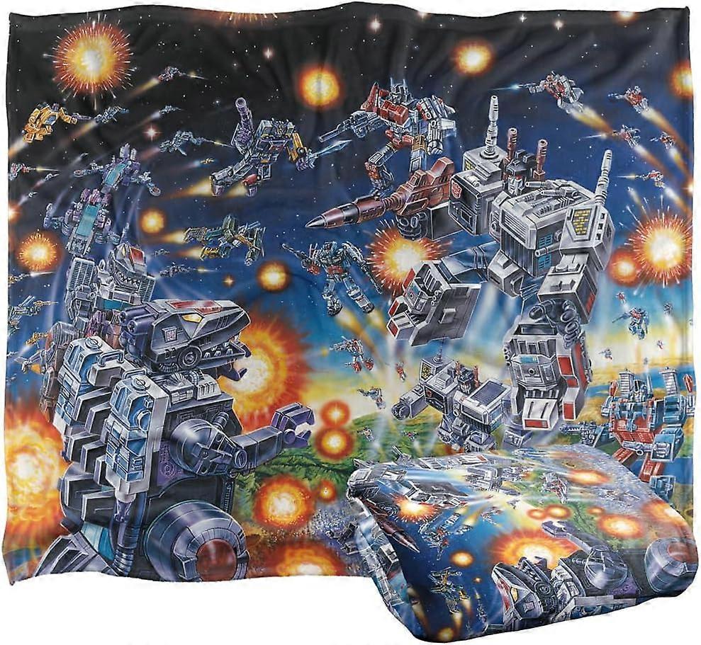 Cobertor Transformers, Cobertor Ultra Macio Decepticon Boxed Silky Touch