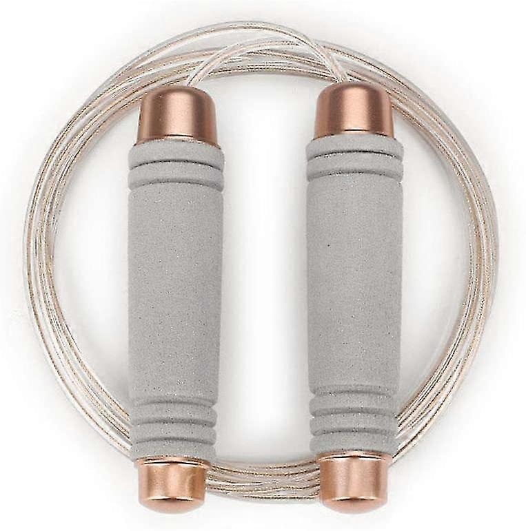 Weighted Jump Rope For Handle,adjustable Tpu Wire Rope With Bearing Comfortable Foam Handle Skipping
