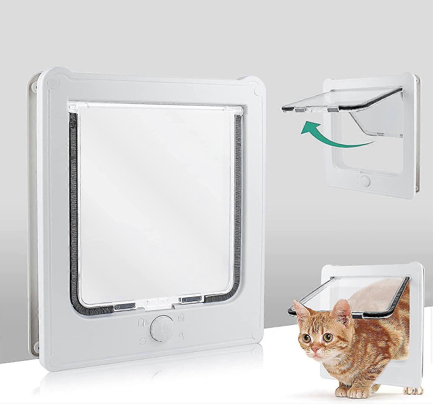 Pet supplies Cat Door Dog Door Hole, free entry and exit, controlled access, CAT House Dog cage PET door