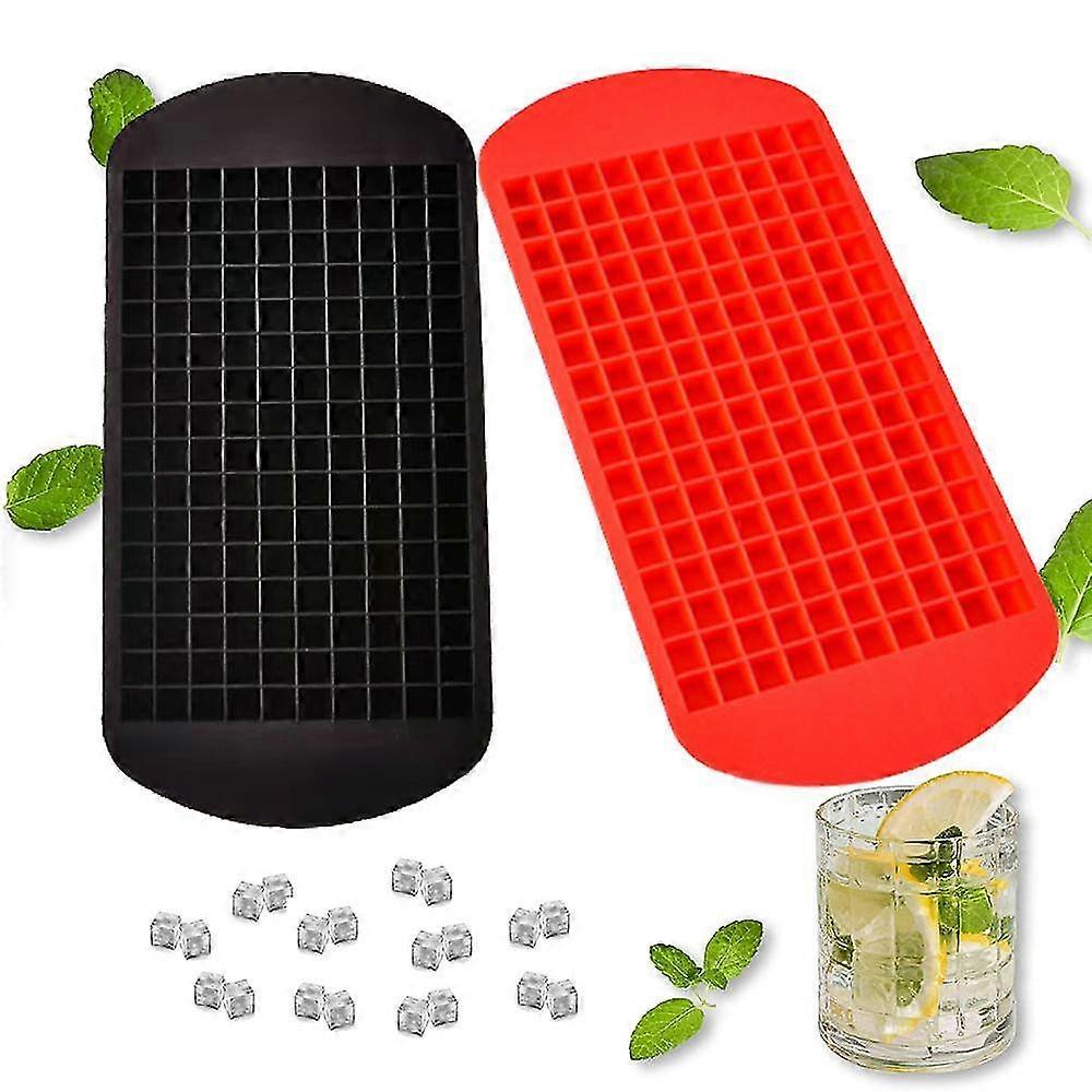 Mini Ice Cube Tray 2-Pack, Easy-Release Crushed Ice Molds