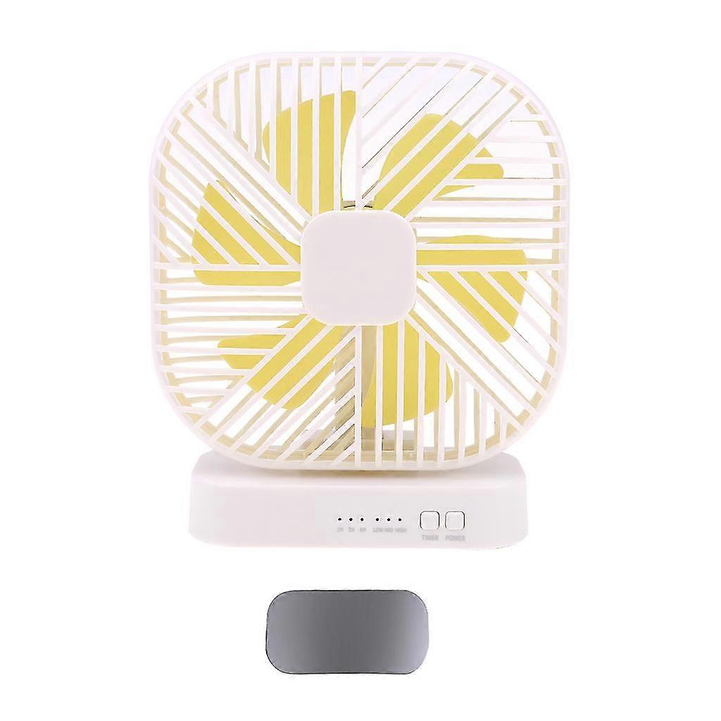 Desk Fan With Timing Function Lightweight Portable Tabletop Fan For Home Office