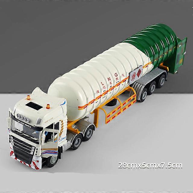 New product hot-selling alloy Tanker truck model,1:50 Tanker truck transporter toy,coasting forward