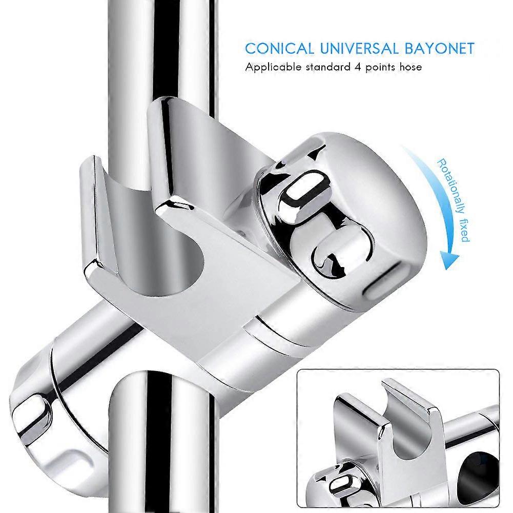 25mm Round Shower Riser Rail Replacement Bracket with ABS Material and Plating