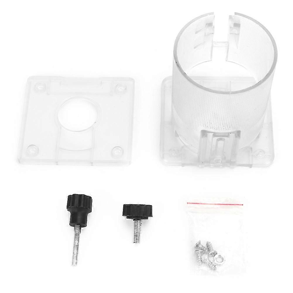 Standard Transparent Plastic Base Woodworking Trimmer Router Power Tool Protective Accessory