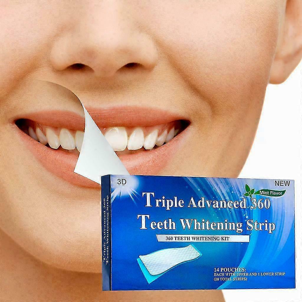 5d Professional Teeth Whitening Safe Tooth Blanchiment White Strips Advanced