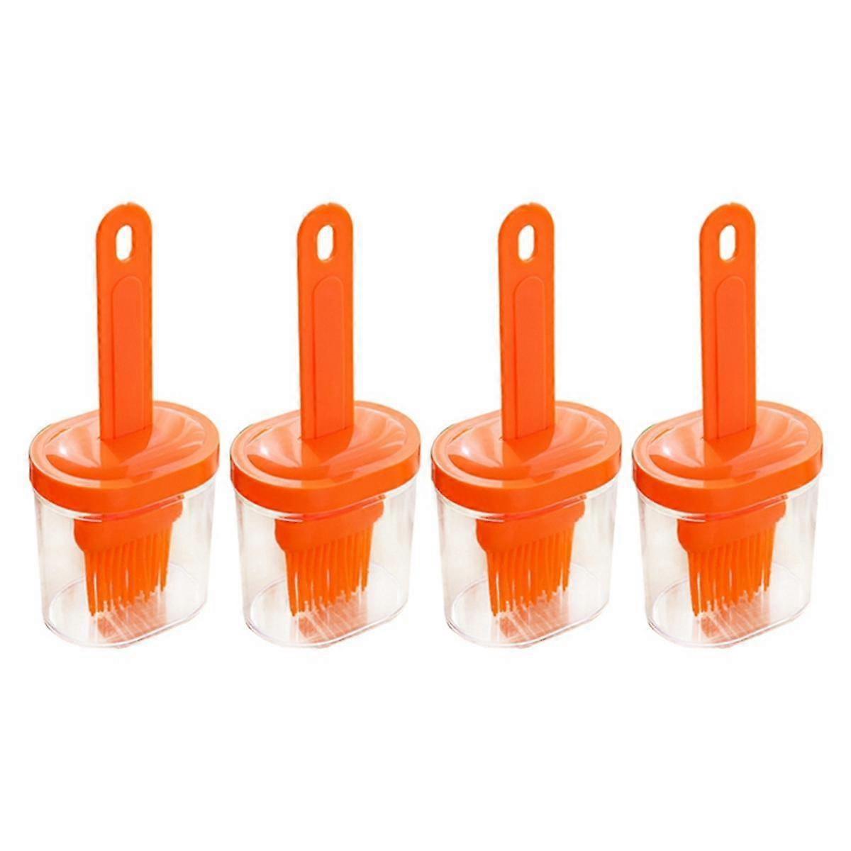 Oil Bottle Brush Set, Contains Oil Bottle and Brush, High Temperature Resistant Barbecue Brush, for