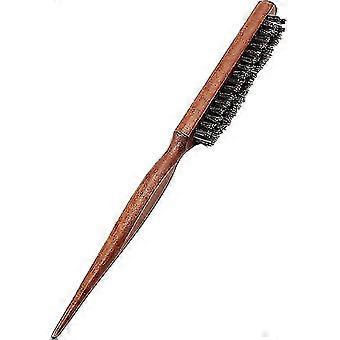 Boar Bristle Brush, Boar Bristle Brush, preget Boar Bristle Brush, Boar Bristle Salon Brush For menn og kvinner-ZZY