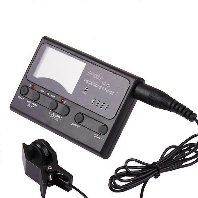 3 in 1 MT-80 Professional Multifunction Precision LCD Guitar Metronome Tone Generator Tuner for Gutiar Ukulele Bass Violin