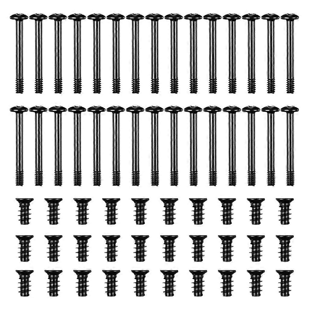 60pcs Computer Case Cooling Fan Screws Computer Fan Mount Long Short Screws