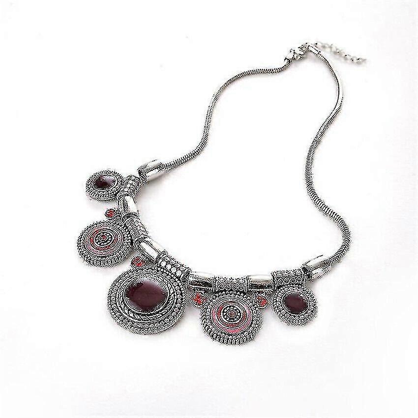 Boho 925 Argent Zircon Pendentif Collier Long Pull Chaîne Mariage Bijoux Cadeaux